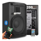 Caixa De Som Usb Bluetooth Ativa Passiva 200w Eventos Igreja