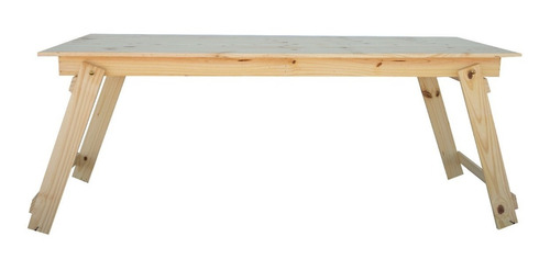  Mesa Plegable De 180x80 Factory Pino