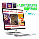 Super Pacotão Canva +2.500 Templates Editáveis Packs Imagens