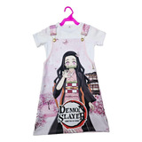 Jumper Para Niña De Nezuko De Demon Slayer Vestido Y Blusa