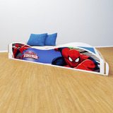 Cama Infantil Spiderman 1,40 Los Ayuda Dormir Solitos   