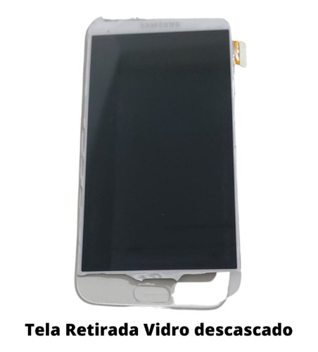Tela Display Galaxy S6 Flat G920 Usado Vidro Descascado