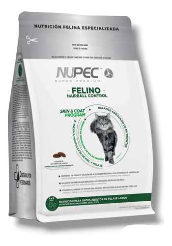 Nupec Felino Hairball 1.5kg | Control Bolas De Pelo 