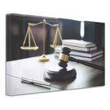 Cuadro Justicia Derecho Canvas Grueso Cly1 60x40