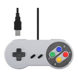 Controle Gamepad Joypad Joystick Snes Super Nintendo Usb Pc 