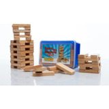 Juego De Mesa Jenga Torre De Equilibrio 54 Piezas Madera 