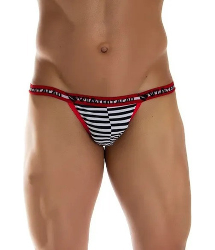 Cueca Jockstrap Almirante Sensual Lingerie Sexy Fio Dental 