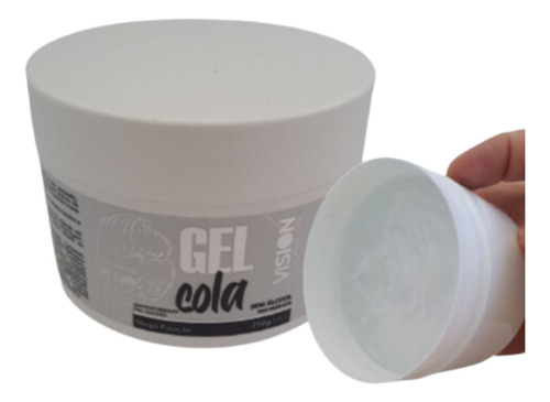 3 - Gel Cola Para Cabelo Mega Fixação 250g - Vision Atacado