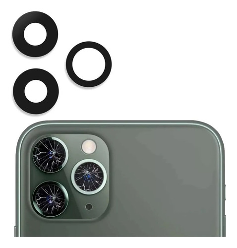 Kit 3 Lentes Vidro Câmera Compatível iPhone 12 Pro Max