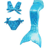 Bañador De Cola De Sirena Para Niñas, Bikini Of