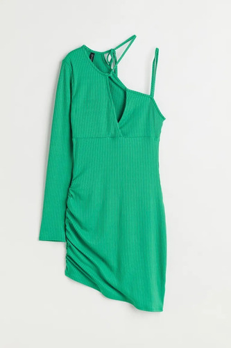 Vestido Cut Out Importado H&m Color Tendencia Halter Y2k