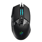 Mouse Gamer Pro Para Juegos Con 9 Botones Programables-ws5l