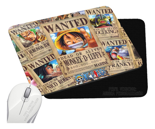 Pad Mouse Rectangular One Piece Anime Serie 3