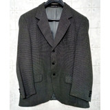 Saco Sport De Hombre, Gris A Cuadrille,johnson's, Talle 48