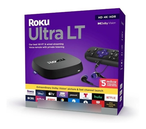 Dispositivo De Transmisión Roku Ultra Lt 4k/hdr/dolby