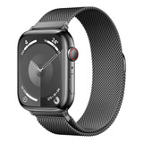 Malla Milanesa Para Apple Watch 41/40/38mm. 9/8/7 Midnight