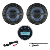 Enrock Gauge Style Media Center Receptor Bluetooth De Grado.