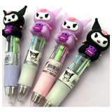 Pack X 6 Lapiceras Kuromi X 4 Colores En 1