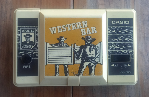 Video Juego De Mano Casio Western Bar Clásico Retro