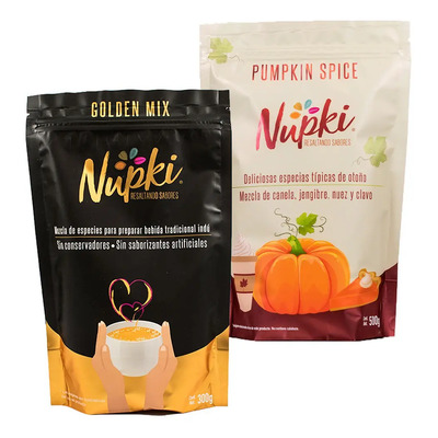 Pumpkin Spice 500g Mezcla Especias Otoño + Leche Dorada 300g | MercadoLibre