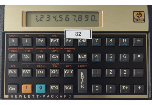 Calculadora Financeira Hp 12c Gold Português Modelo 82