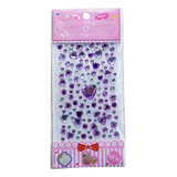 Plancha De Strass Autoadhesiva Corazones Mini Rostro Cuerpo