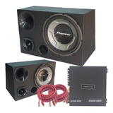 Caixa Trio Completa Pioneer 12 Pol 700w+ Falcon Df 800x4 Dhx