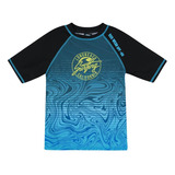 Polera Niño Uv50+ H2o Wear M/corta Negro