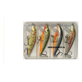 Señuelos Rapala Original  5 Cm X 4 + Caja / Armería Virtual