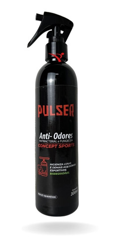 Spray Anti-odor Luvas Equipamentos Luta Roupa 300ml Pulser