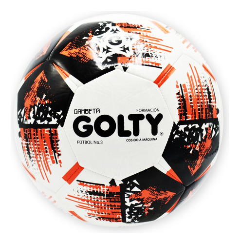 Balón De Fútbol Para Niños Golty Gambeta Iii N3 Color Naranja