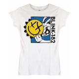 Polera Mujer Blink 182 Smiley Rabbit Punk Abominatron