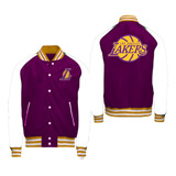 Chamarra Varsity De Lakers Morada