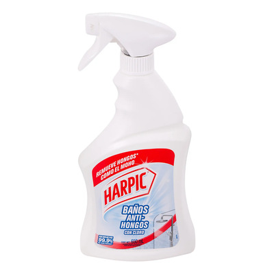 Limpiador Líquido Harpic Anti Hongos Con Cloro 650 Ml | MercadoLibre
