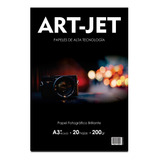Papel Fotográfico Brillante Art-jet® A3+ 200gr X 20 Hojas 