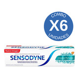 Pack X6 Sensodyne Pasta Dental Limpieza Profunda 90g