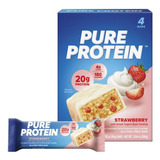 Pure Protein Barras De Proteína. Yogur Griego D Fresa 4 Pack