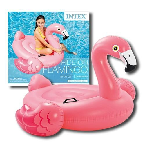 Combo Flamingo Gigante + Unicornio Inflable + Portavaso