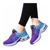 Zapatillas De Tenis Transpirables Color Block Para Mujer