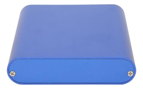 Caja De Proyecto De Aluminio, Azul Mate, Producto Electrónic