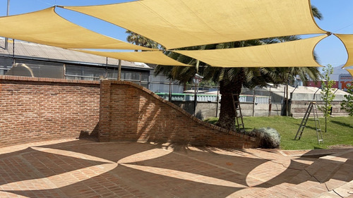 Toldo Vela Sombra 95% Malla Premium Hdpe Cuadrado 2x2 Beige