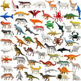 Juguetes De Animales, Doitem 60 Pcs Dinosaurio De Dinosaurio