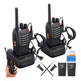 Radio Walkie Talkie Baofeng Inalámbrica C/manos Libres, 2 Pz