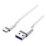 Cable Huawei Tipo C Blanco 1m Original Supercharge 