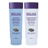 Kit Shampoo Cond Raízes Pontas Equilibradas Nick Vick Nutri