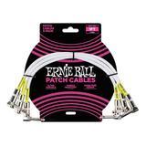 Set De Cables Interpedal Ernie Ball 30cm Negro/ Blanco X3