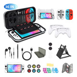 Kit De Accesorios Para Nintendo Switch Funda Estuche 36 Pcs