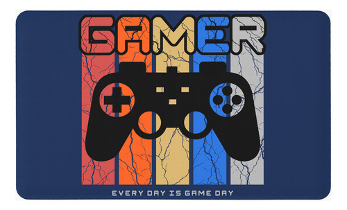 Tapete Para Quarto Infantil Estampado Gamer Day 60cm X 40cm