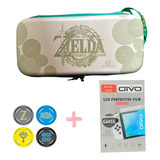 Case Capa Estojo Zelda Nintendo Switch Oled +película+ Grips