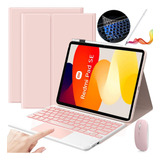 A Funda Teclado Mouse Lapiz Para Xiaomi Redmi Pad Se 11''